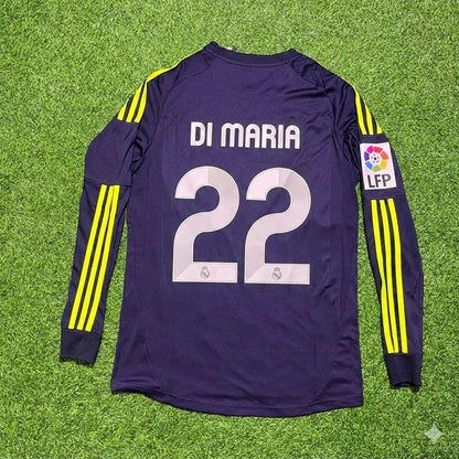 Angel Di Maria 22- Real 2012/2013 Away Long Sleeve Football Jersey