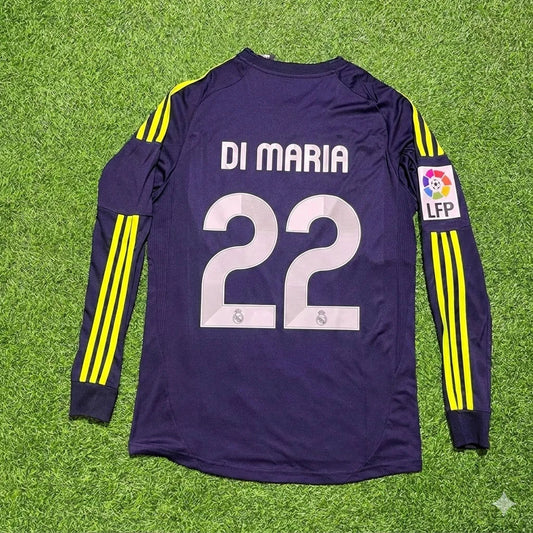 Angel Di Maria 22- Real 2012/2013 Away Long Sleeve Football Jersey