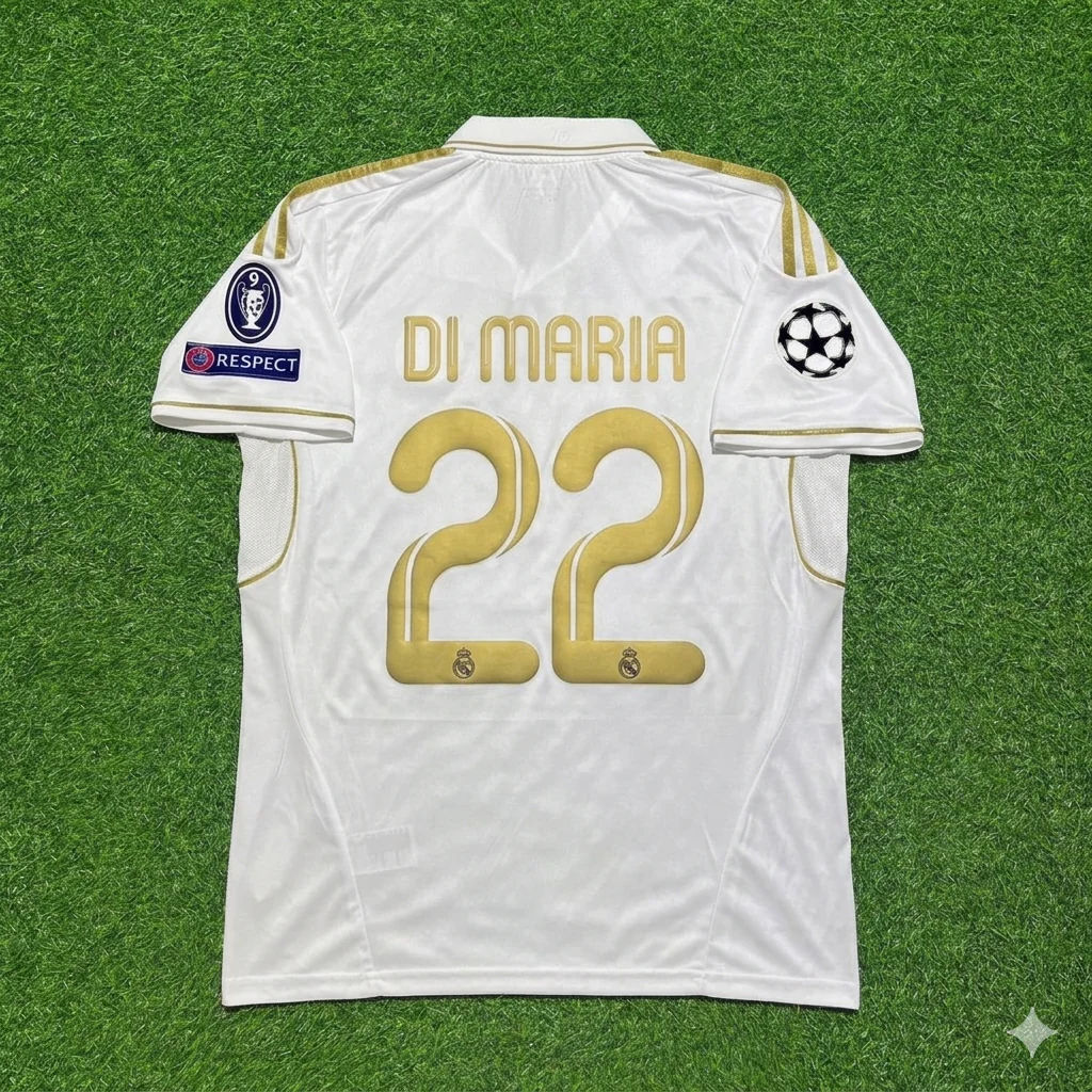 Angel Di Maria #22 Real Madrid 2011-2012 Jersey Soccer Shirt Trikot