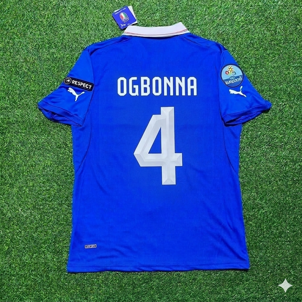 Angelo Ogbonna 4 - Maillot Rétro Domicile Italie Euro 2012
