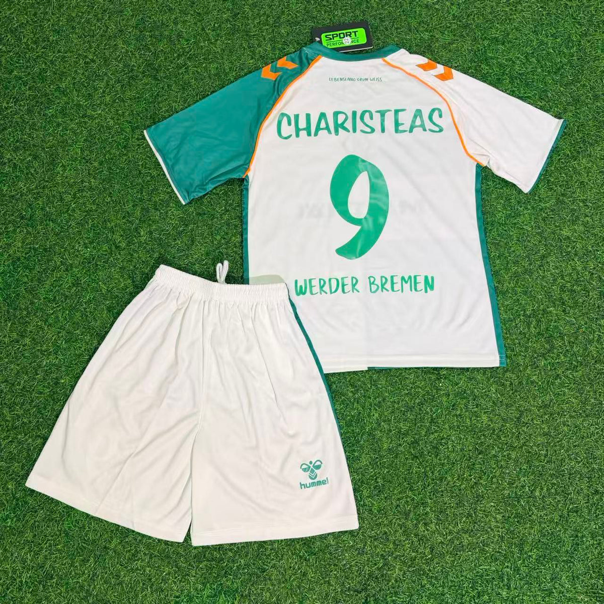 Angelos Charisteas Werder Bremen Anniversary Kids Retro Football Jersey