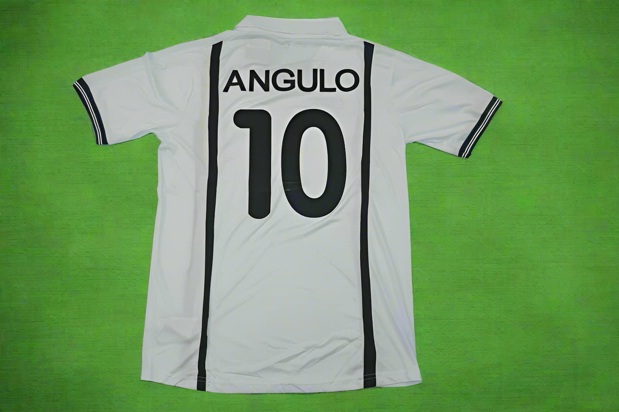 Miguel Angel Angulo Valencia 2001 Milano Champions Final Retro Football Jersey Soccer Shirt