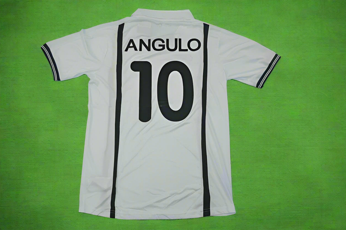Miguel Angel Angulo Valencia 2001 Milano Champions Finale Retro Fußballtrikot Fußballhemd