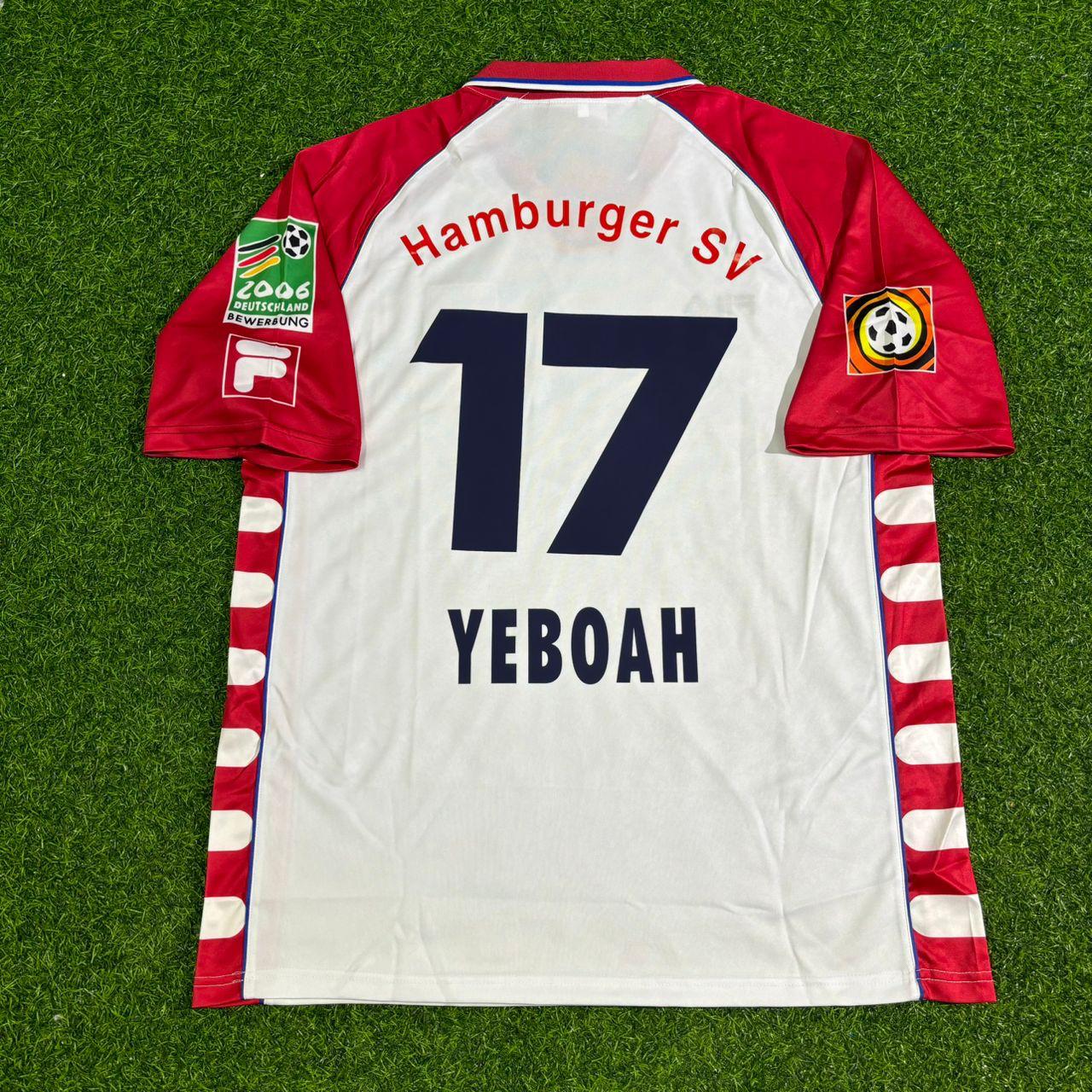 Maillot de football rétro domicile Anthony Yeboah Hambourg SV 1999-2000
