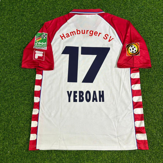 Anthony Yeboah Hamburger SV 1999-2000 Heim Retro Fußballtrikot