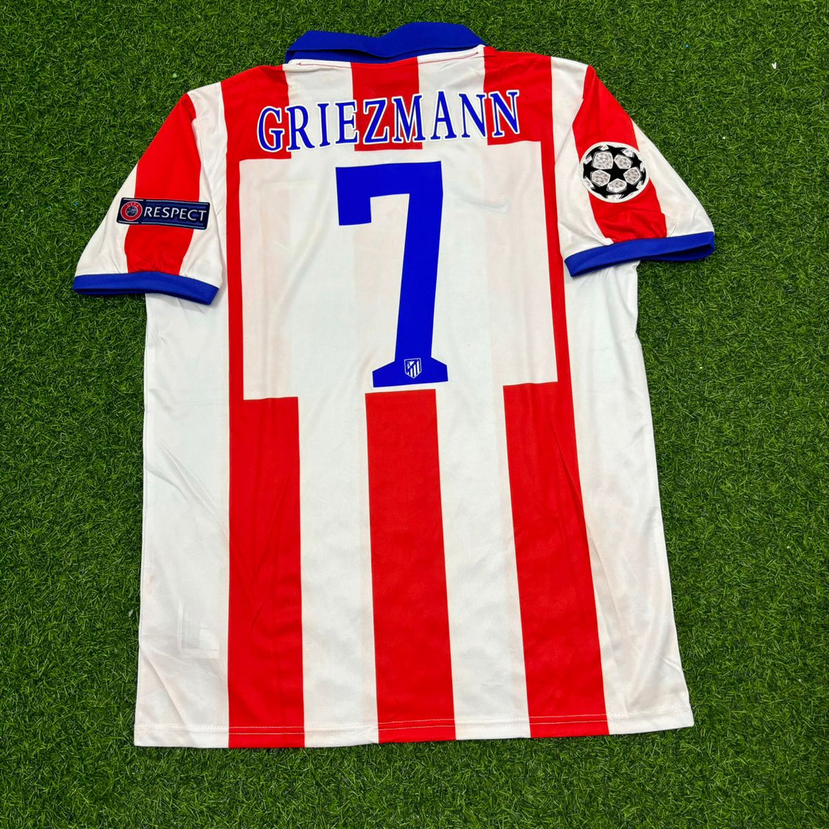 Antoine Griezmann 7 – Atlético Madrid 2014 Champions League Finale Retro Fußballtrikot
