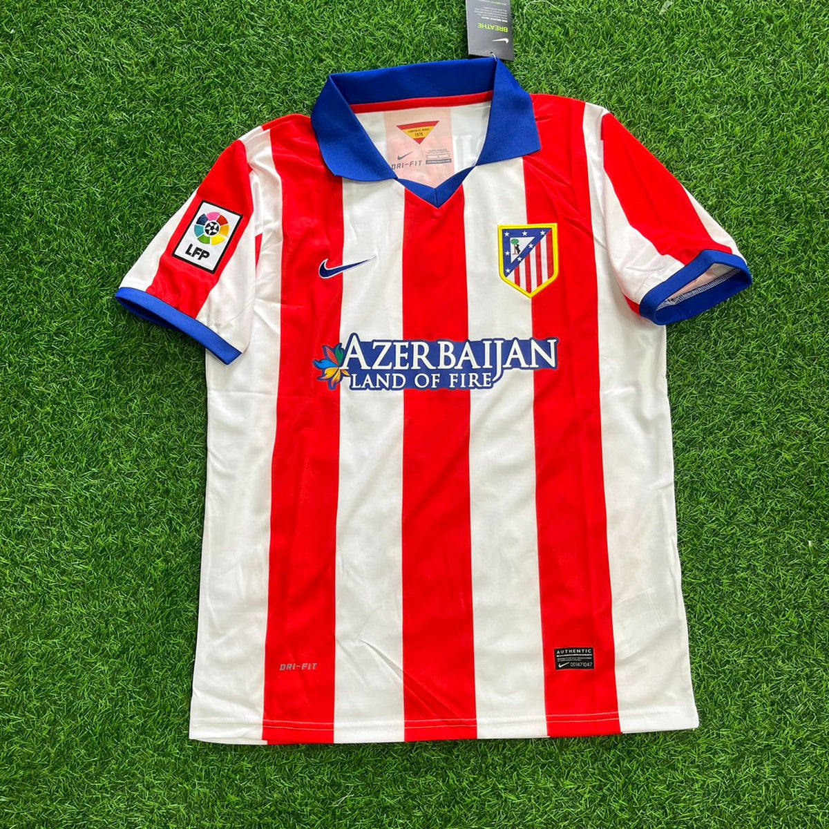 Diego Ribas 21 Atlético Madrid Heim 2014/15 Retro-Trikot Fußballshirt