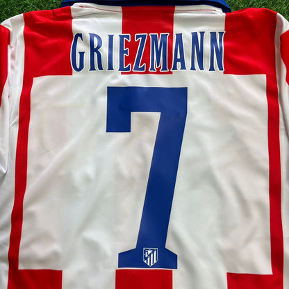 Antoine Griezmann 7 Atlético Madrid Home 2014/15 Retro Kit Trikot Jersey Maillot Soccer Shirt