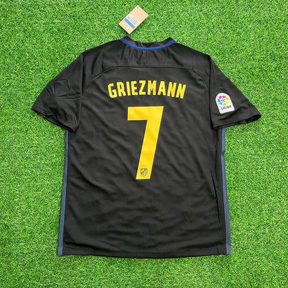 Antoine Griezmann 7 – Atletico Madrid 2016-17 Maillot Rétro Extérieur Noir
