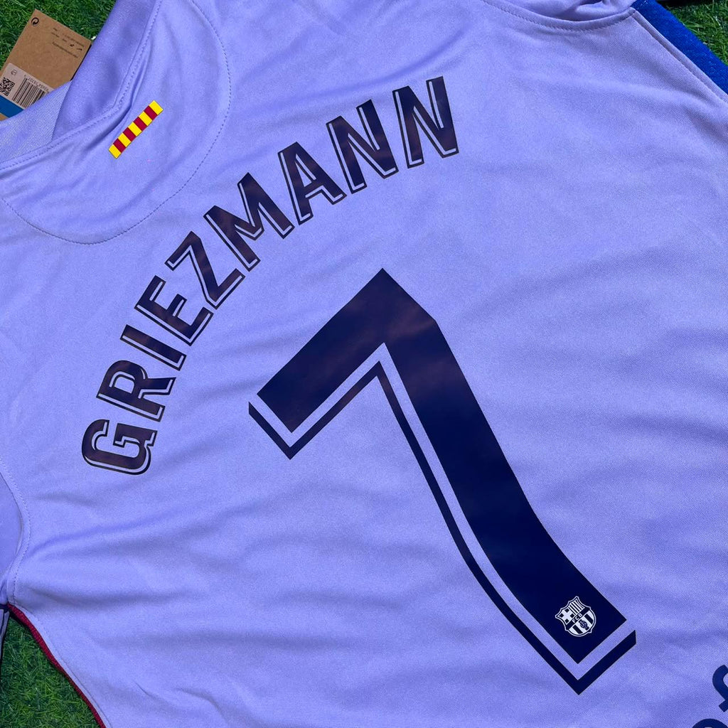 Antoine Griezmann #7 Barcelona Saison 2021-22 Retro Trikot Fußballtrikot