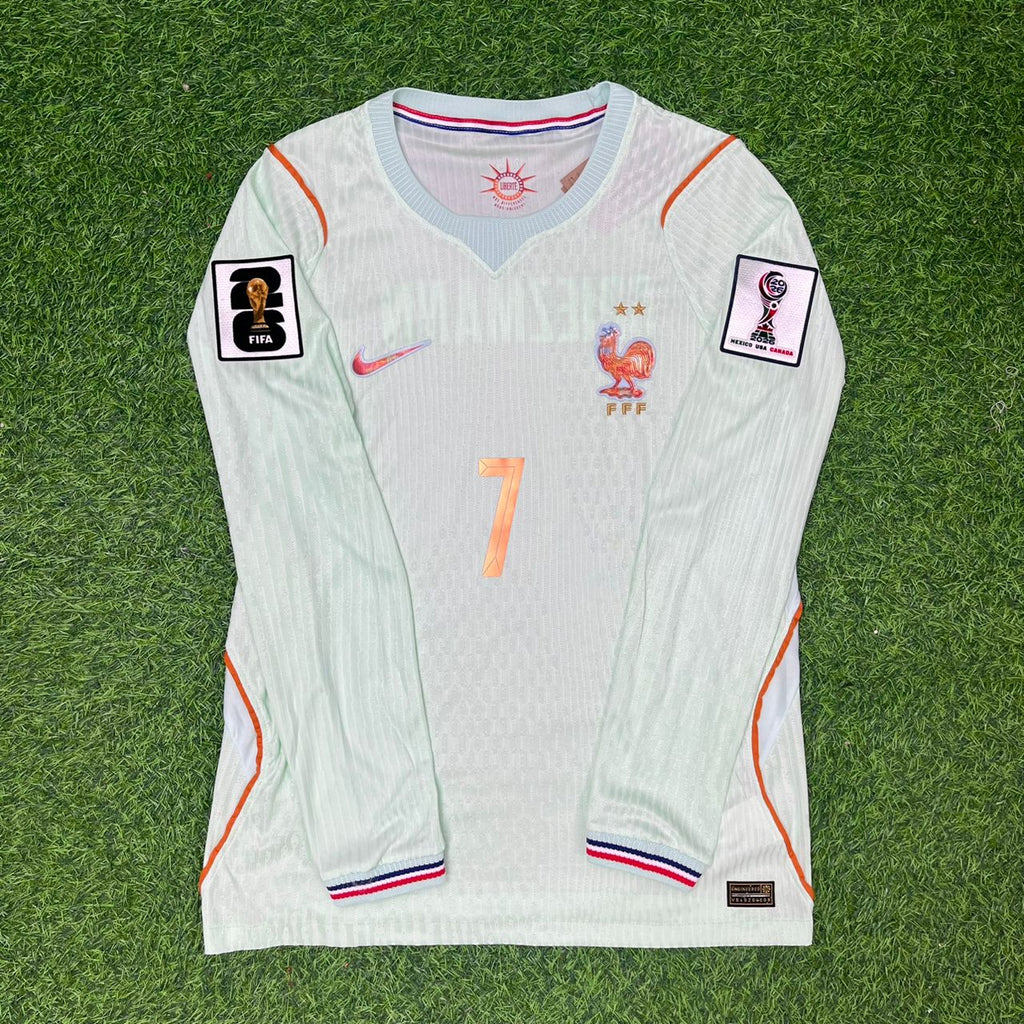 Antoine Griezmann Frankreich 2026 WM Auswärts Langarm Fußballtrikot