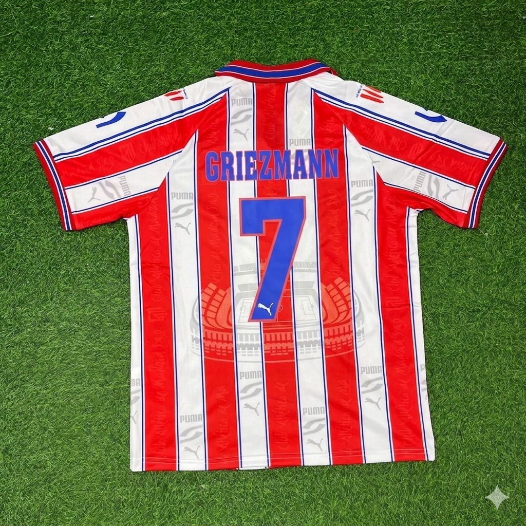 Antoine Griezmann Atletico Madrid Retro-Fußballtrikot