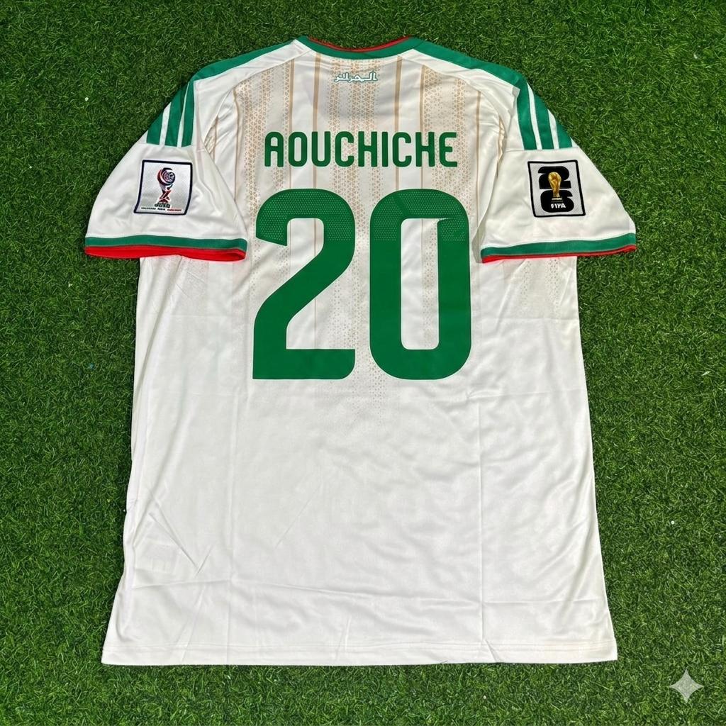 Adil Aouchiche Algerien WM 2026 Trikot Weiß