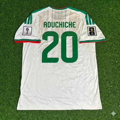 Adil Aouchiche Algeria 2026 World Cup White Football Jersey