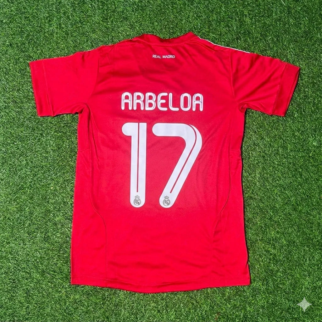 Álvaro Arbeloa 17 - Real Madrid 2011/2012 Rotes Fußballtrikot