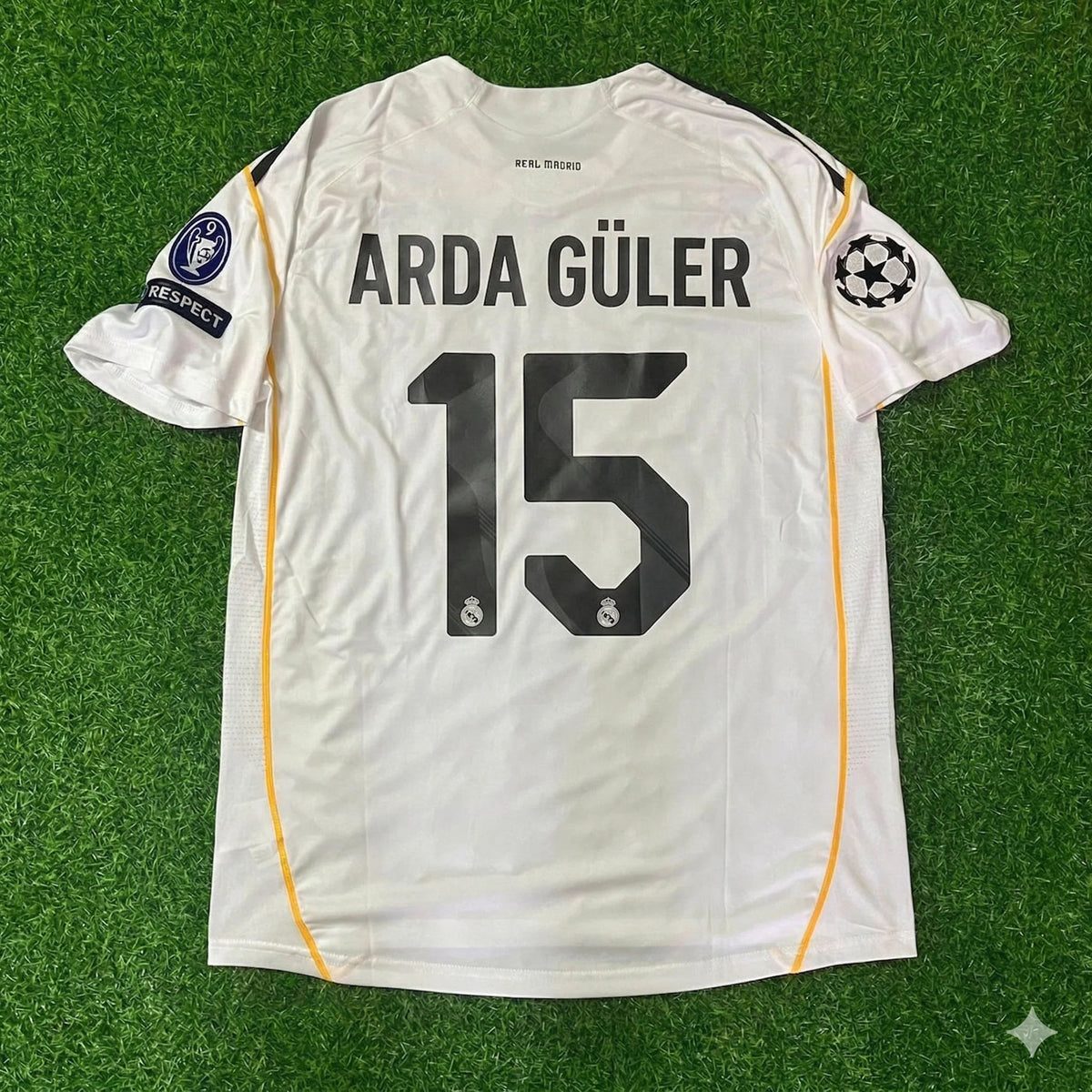 Arda Güler Real Madrid Retro Jersey Soccer Shirt Trikot