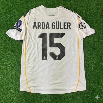 Arda Güler Real Madrid Retro Jersey Soccer Shirt Trikot