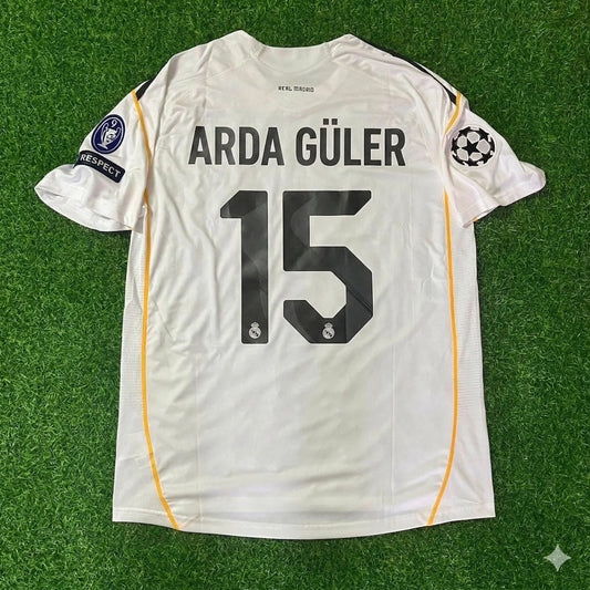 Arda Güler Real Madrid Retro Jersey Soccer Shirt Trikot
