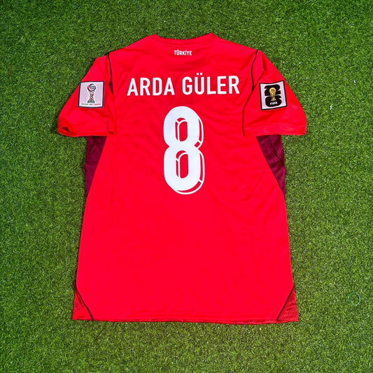 Arda Güler #8 Turkey Türkiye - World Cup 2026 - Home Red - Jersey Trikot - Maillot Maglia