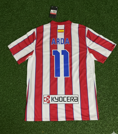 Arda Turan Atletico Madrid 2011 Retro-Fußballtrikot-Set