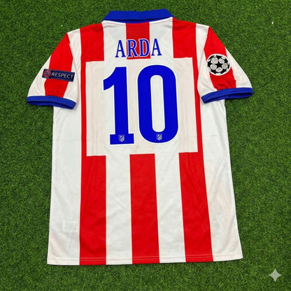Arda Turan 10 – Atlético Madrid Champions-League-Finale 2014 Retro-Fußballtrikot