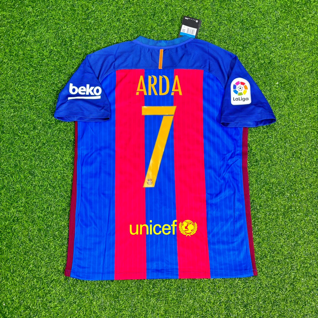 Arda Turan – Barcelona 2016/17 Heim Retro Trikot Maillot Fußballtrikot