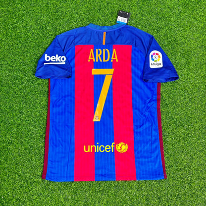 Arda Turan – Barcelona 2016/17 Heim Retro Trikot Maillot Fußballtrikot
