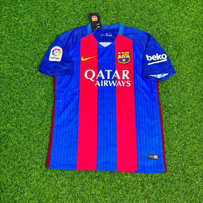 Arda Turan – Barcelona 2016/17 Heim Retro Trikot Maillot Fußballtrikot