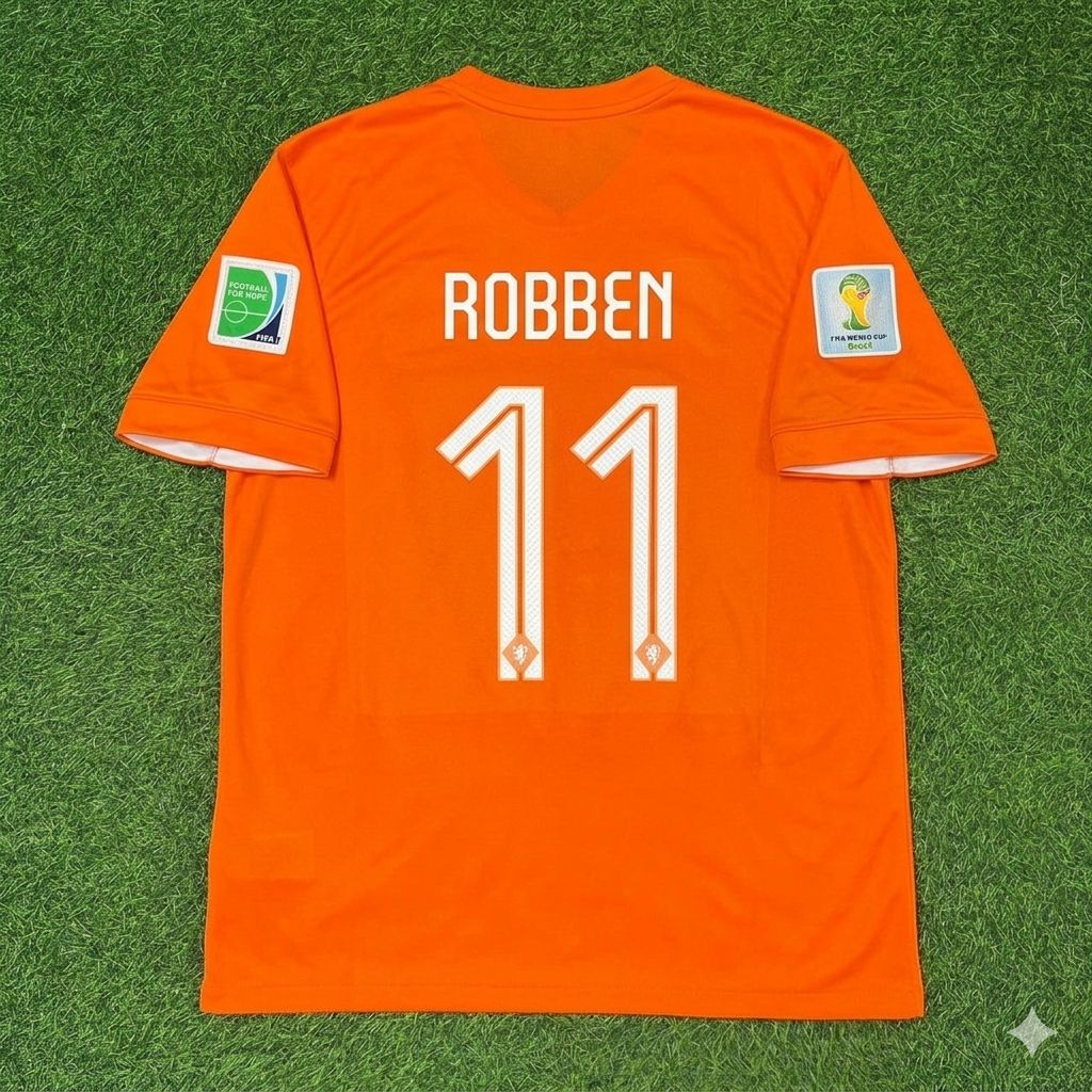 Arjen Robben Niederlande WM 2014 Heimtrikot