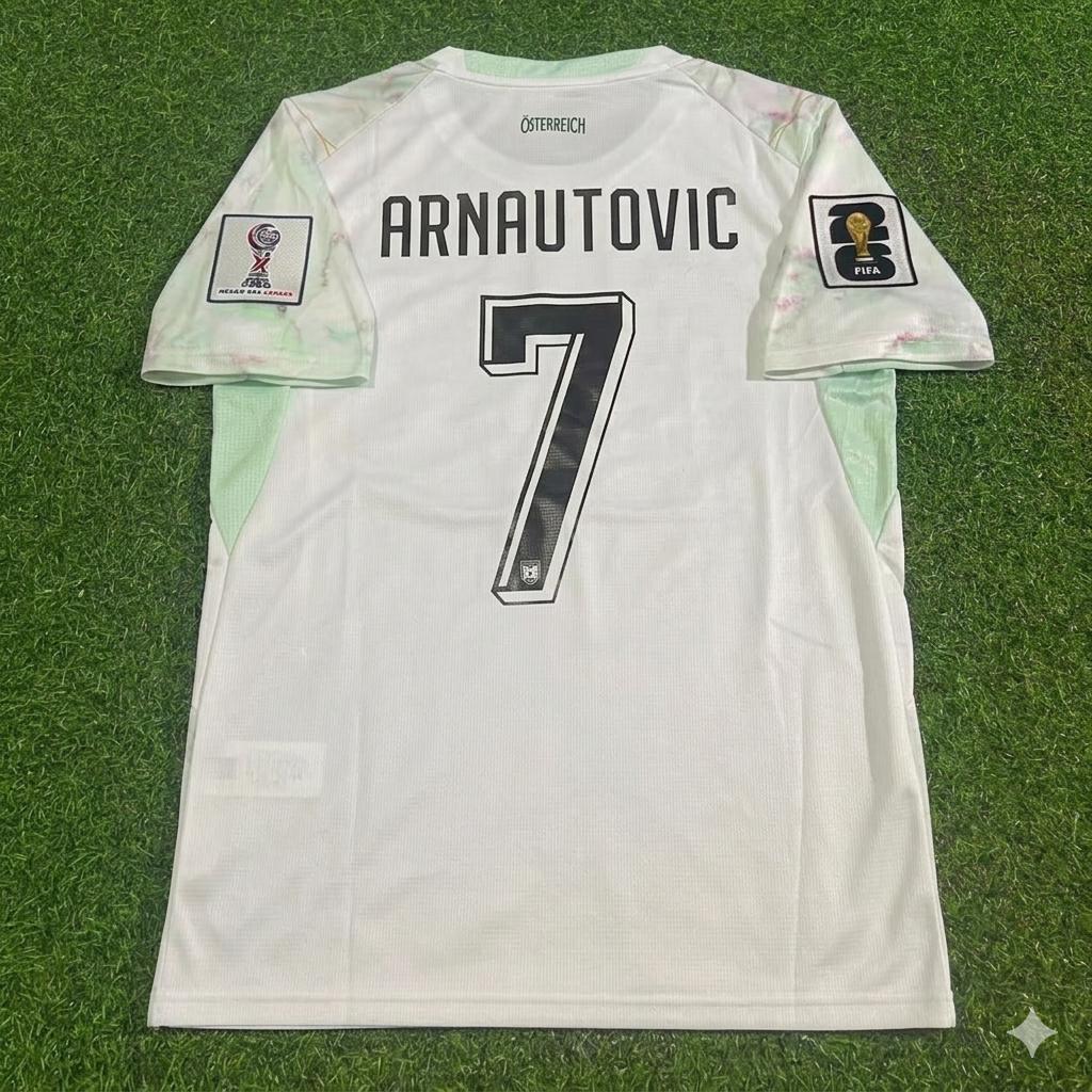 Marko Arnautovic Österreich Weiß 2026 Fußballtrikot WM