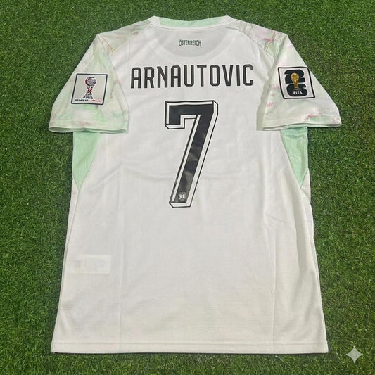 Marko Arnautovic Austria White 2026 World Cup Football Jersey