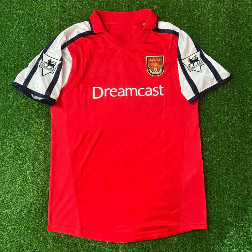 Arsenal 1999–2002 Rot-Weißes Retro-Trikot Fußballshirt