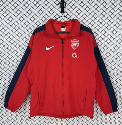 Arsenal 2004/2005 Red Retro Windbreaker Jacket