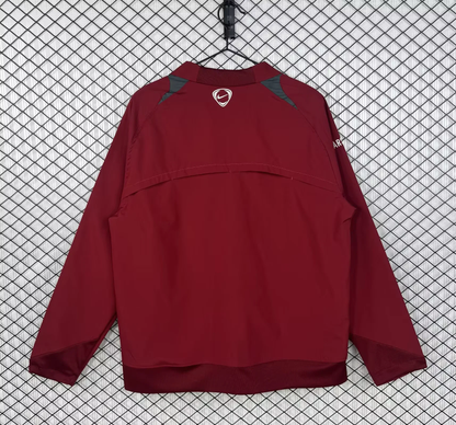 Arsenal 2005/2006 Rote Retro Windbreaker Jacke