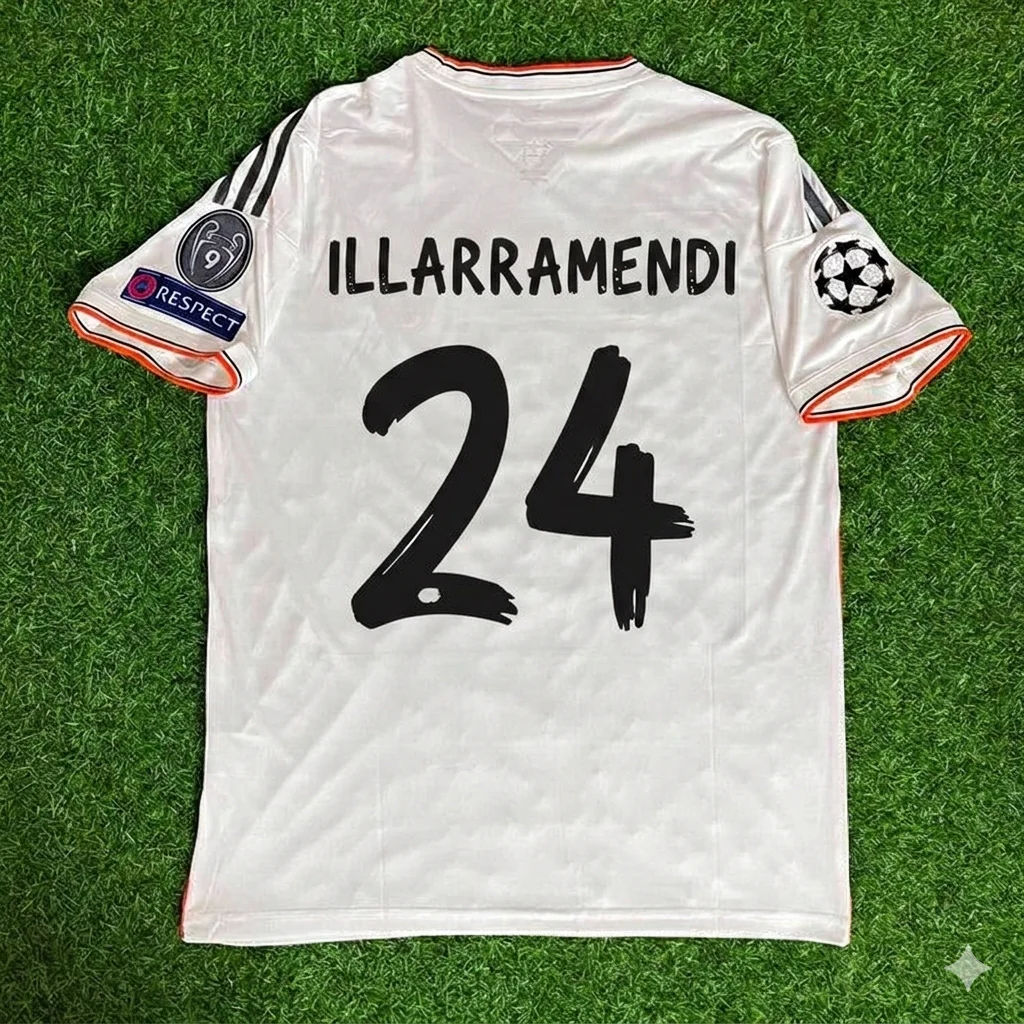 Asier Illarramendi 24- Real  Madrid Lisbon Short Sleeve Jersey Soccer Shirt