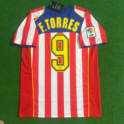 Fernando Torres Atletico Madrid 2004 2005 SpiderMan Retro Fußballtrikot