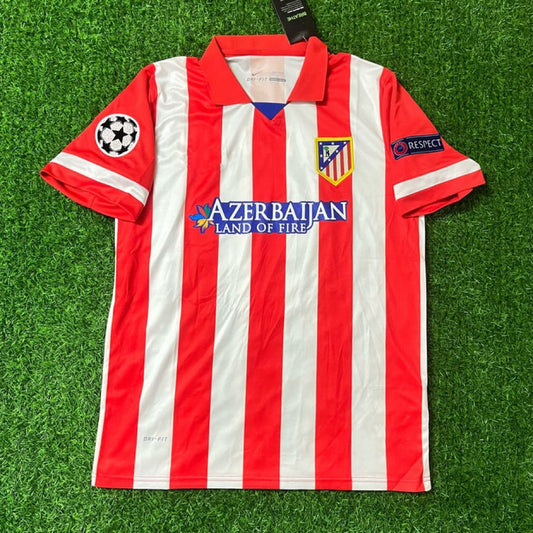 Atlético Madrid Heimtrikot 2013/14 rot-weiß Retro-Trikot