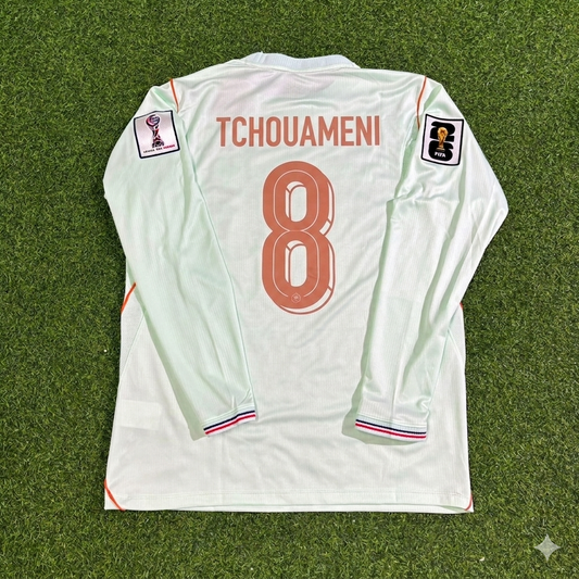 Aurélien Tchouaméni #8 France 2026 World Cup Away Long Sleeve Jersey
