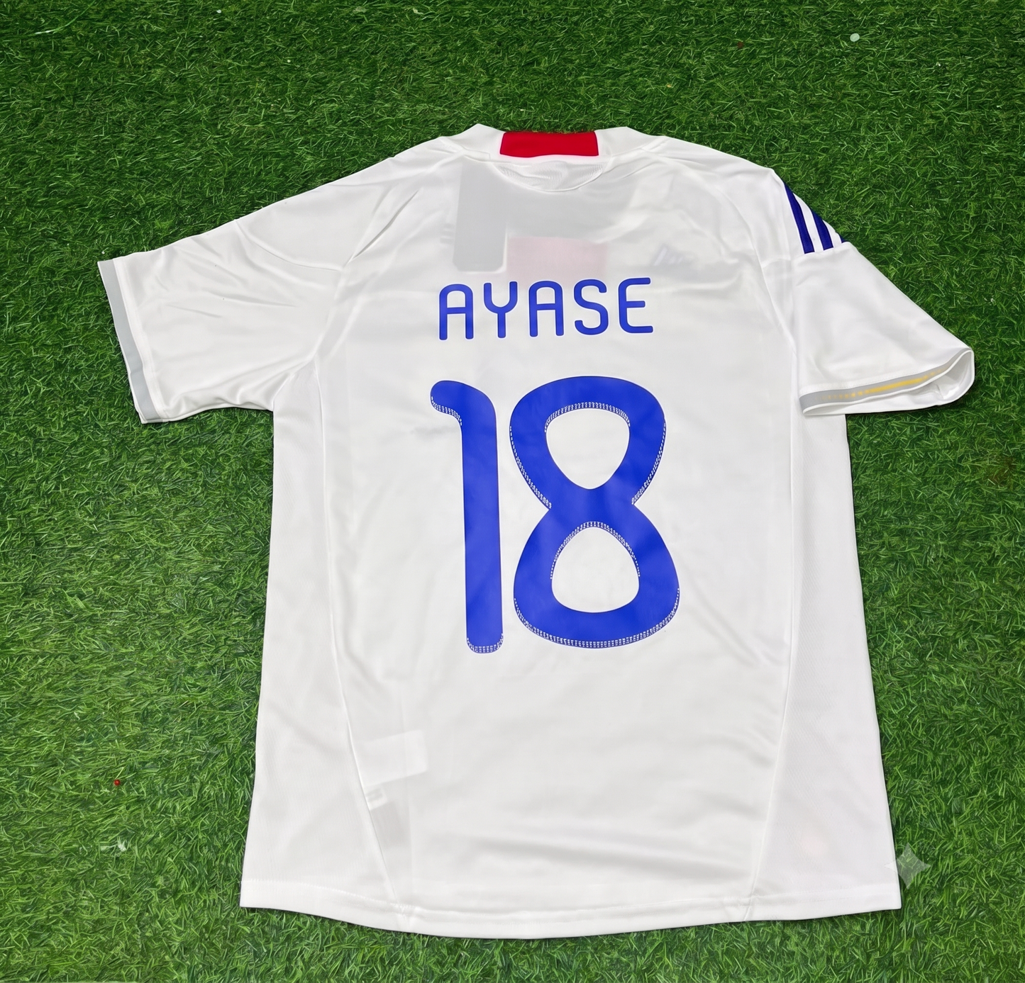 Ayase Ueda Japan White Retro Football Jersey