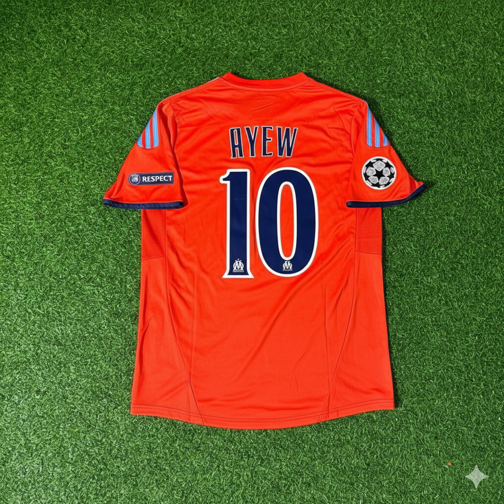 Marseille Retro Football Jersey – Andre Ayew