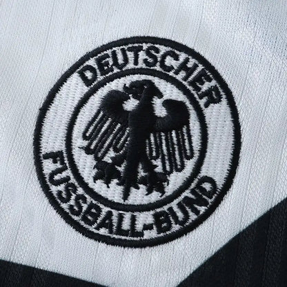 Germany Deutschland 1990 Home Retro Kids Kit Jersey KinderTrikot Maillot Enfant Soccer Shirt
