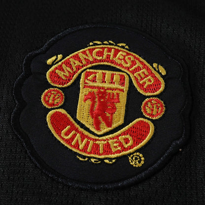 Manchester United F.C. 2007-2008 Season Away Retro Kids Long Sleeve Home Football Jersey Trikot Maillot