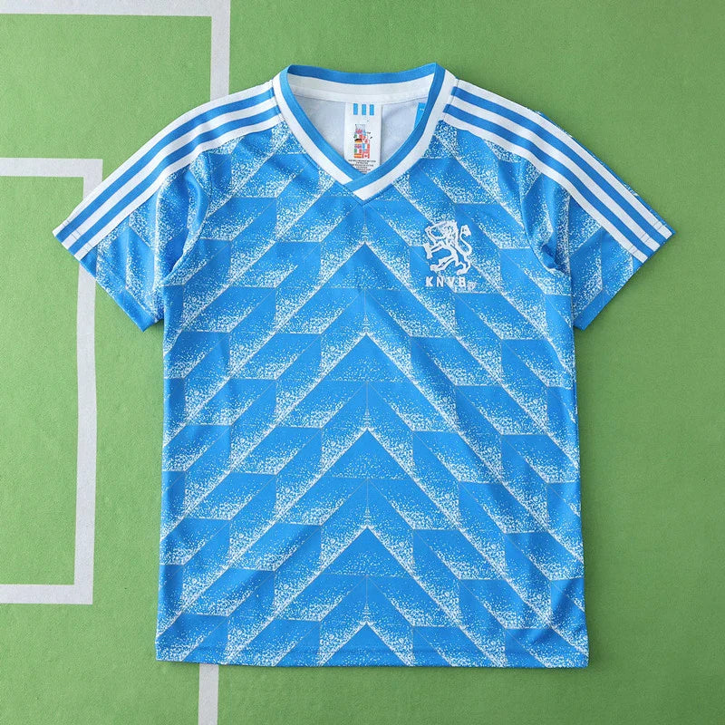 Netherlands Retro Kids Children Set Retro Football Jersey Trikot