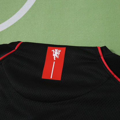 Manchester United F.C. 2007-2008 Season Away Retro Kids Long Sleeve Home Football Jersey Trikot Maillot