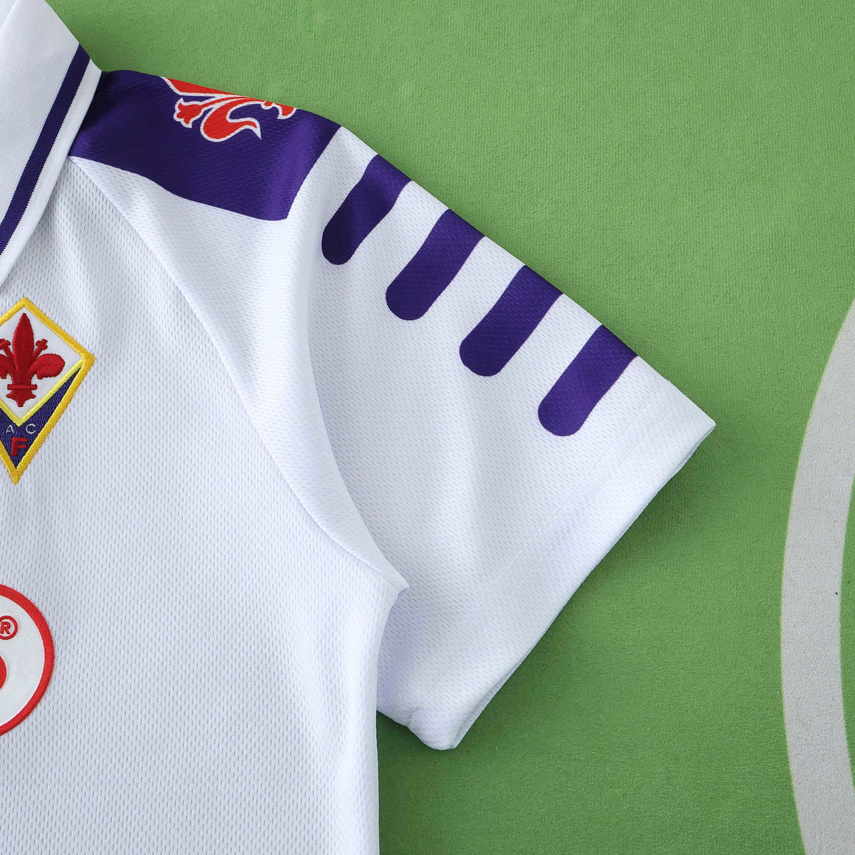 ACF Fiorentina 1998-1999 Season Retro Kids Away Football Jersey Trikot Maillot