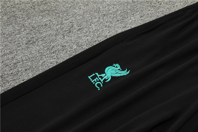 Liverpool Trainingsanzug Blau Trainings-Oberteil-Paket