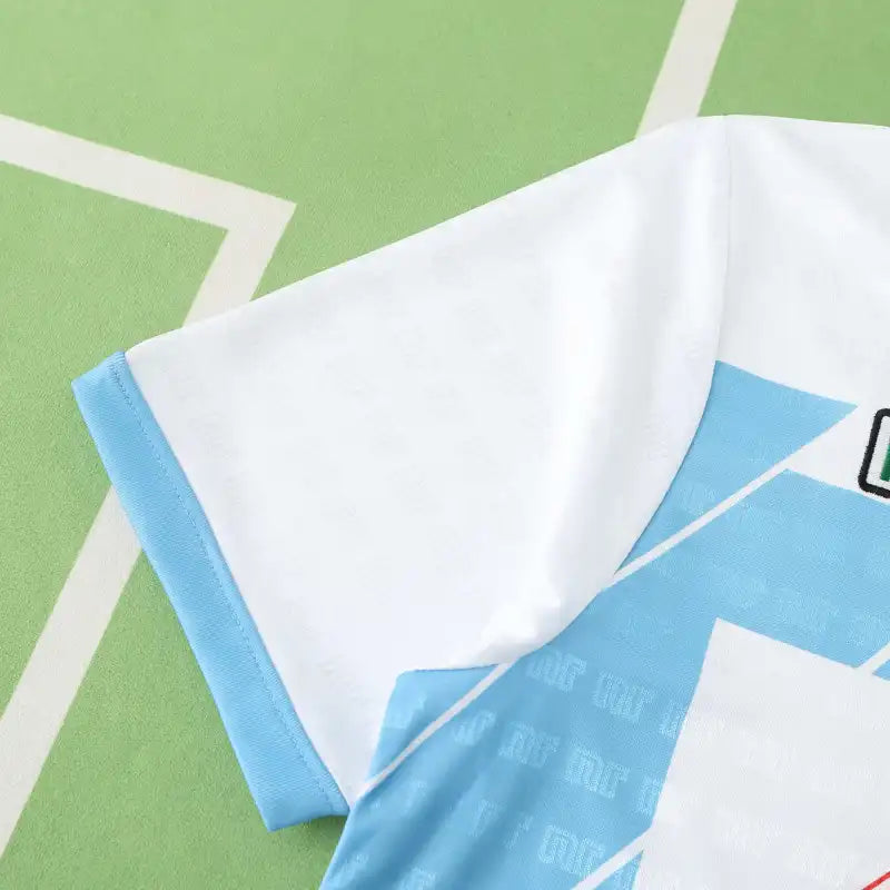 91/93 Season S.S.C Napoli Away White Retro Jersey Trikot Soccer Shirt