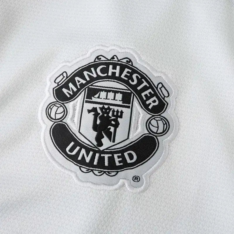 Maillot Rétro Domicile Blanc Manchester United F.C. Saison 12/13