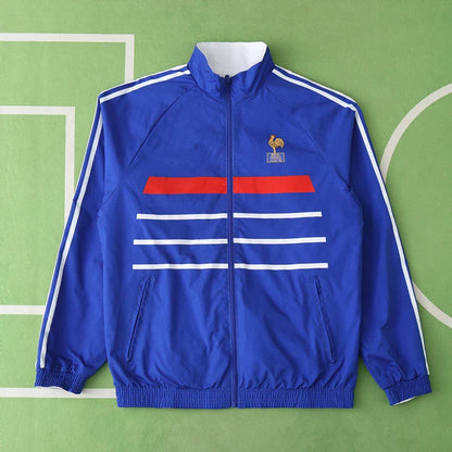 Frankreich Retro Vintage Wende-Windjacke - Wendbare Jacke
