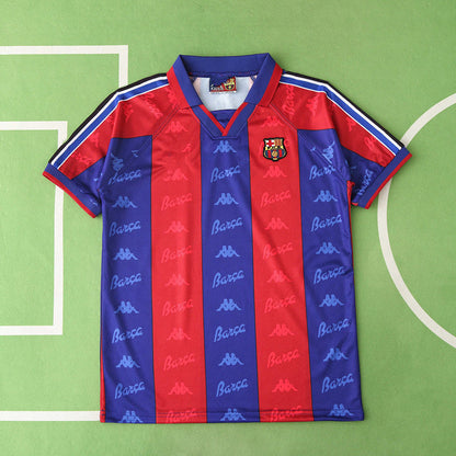 Maillot Rétro Domicile du FC Barcelone 1996